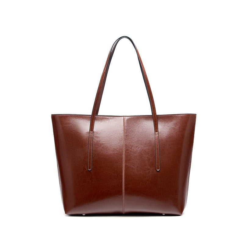 Hayesaura | 2026 Niche Genuine Leather Large Underarm Tote