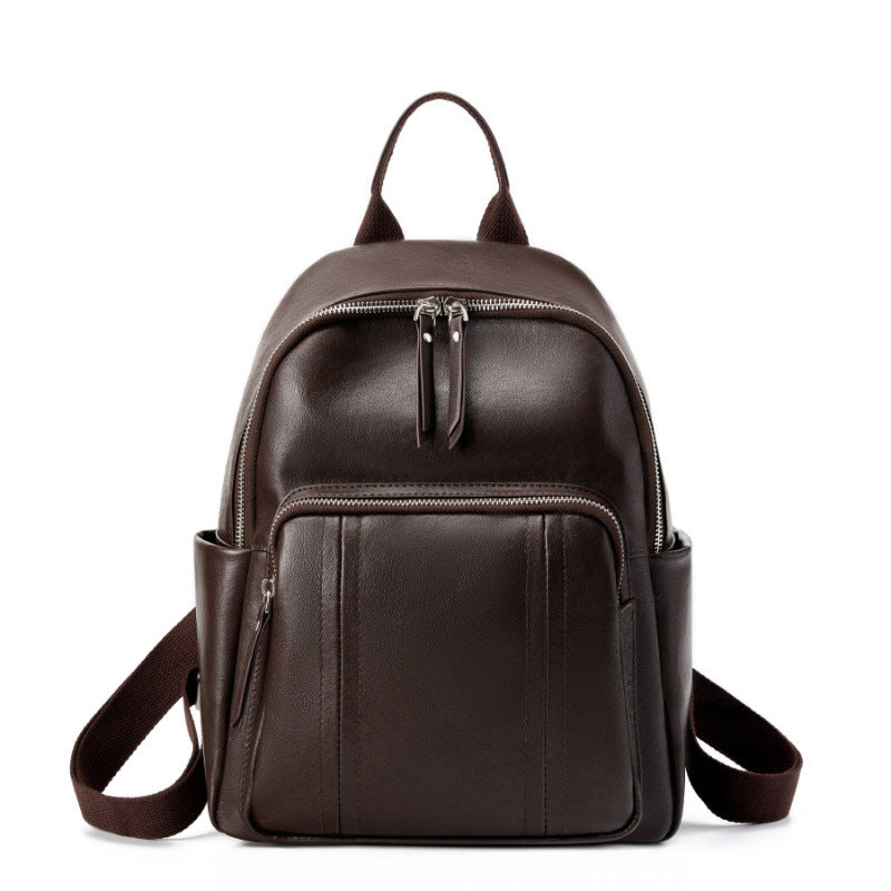 Hayesaura | Vegetable-Tanned Soft Cowhide Multi-Use Large Backpack