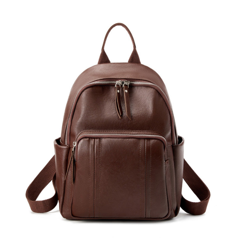Hayesaura | Vegetable-Tanned Soft Cowhide Multi-Use Large Backpack
