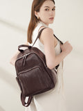 Hayesaura | Vegetable-Tanned Soft Cowhide Multi-Use Large Backpack
