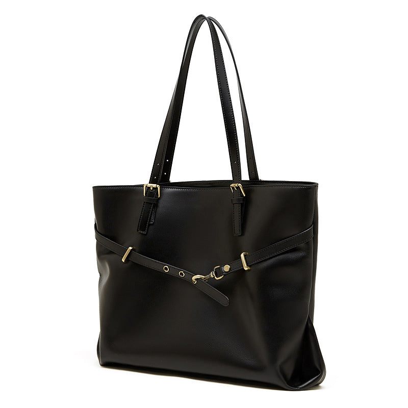Hayesaura | 2026 Vegetable-Tanned Cowhide Large Underarm Tote