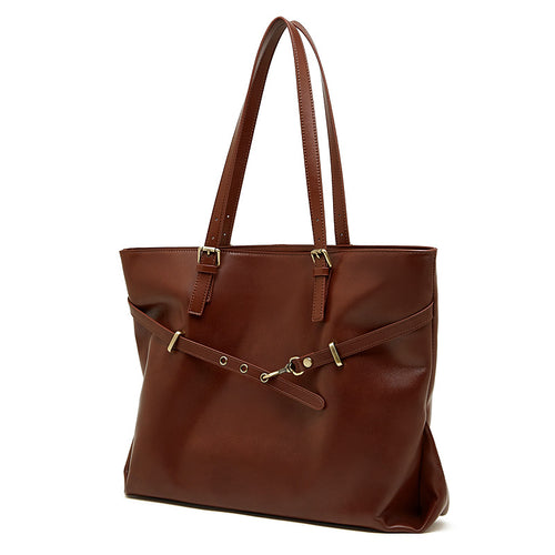 Hayesaura | 2026 Vegetable-Tanned Cowhide Large Underarm Tote