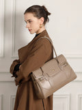 Hayesaura | Top-Layer Cowhide Practical Retro Large Commuter Tote
