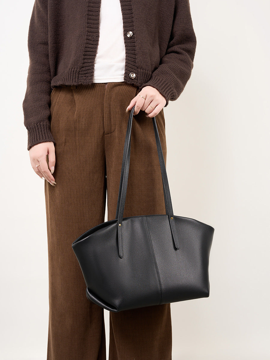 Hayesaura | 2026 Casual Genuine Leather Large Capacity Tote Handbag