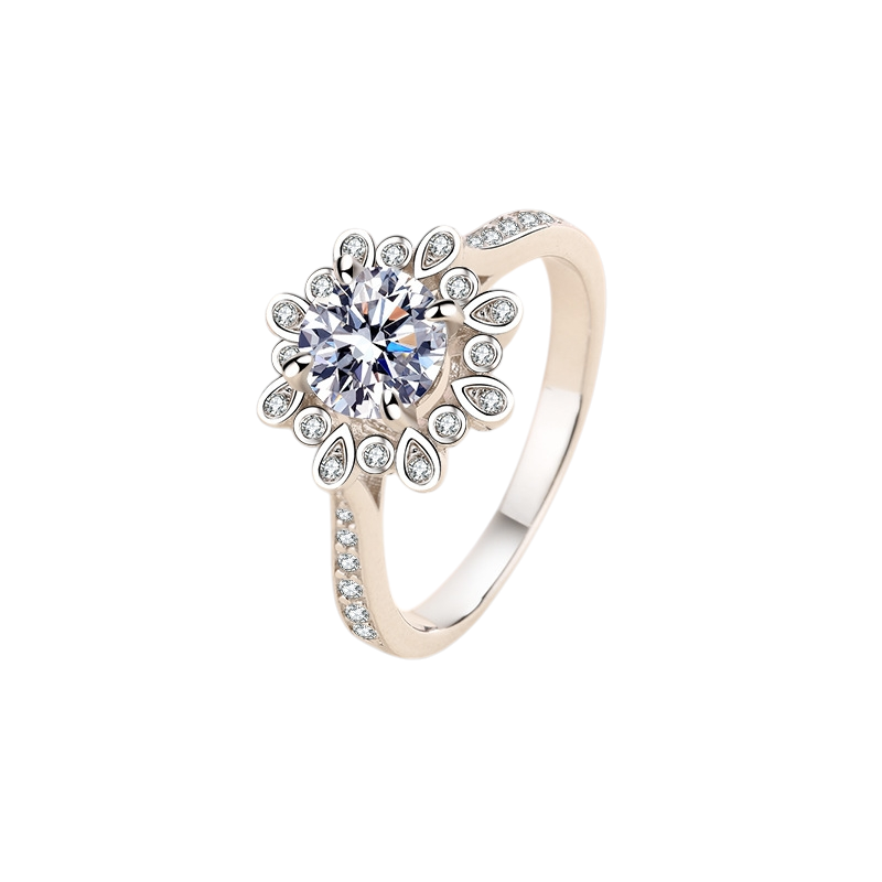 Hayesaura | Viral Trend 18K Plated Minimalist Moissanite | Office Siren Daily Commute Ring