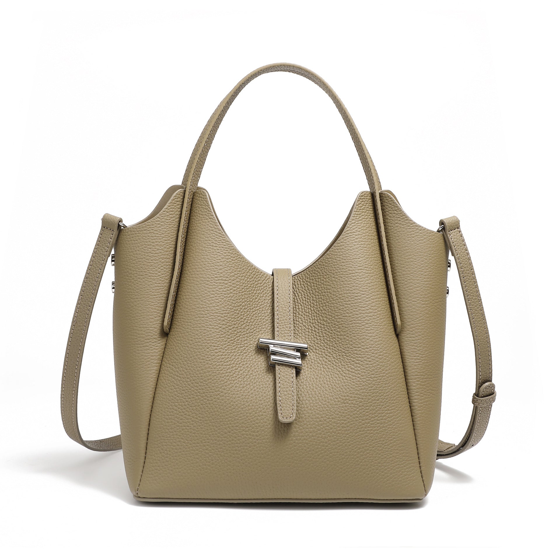Hayesaura | Daily Commuter Genuine Leather Windchime Basket Bag