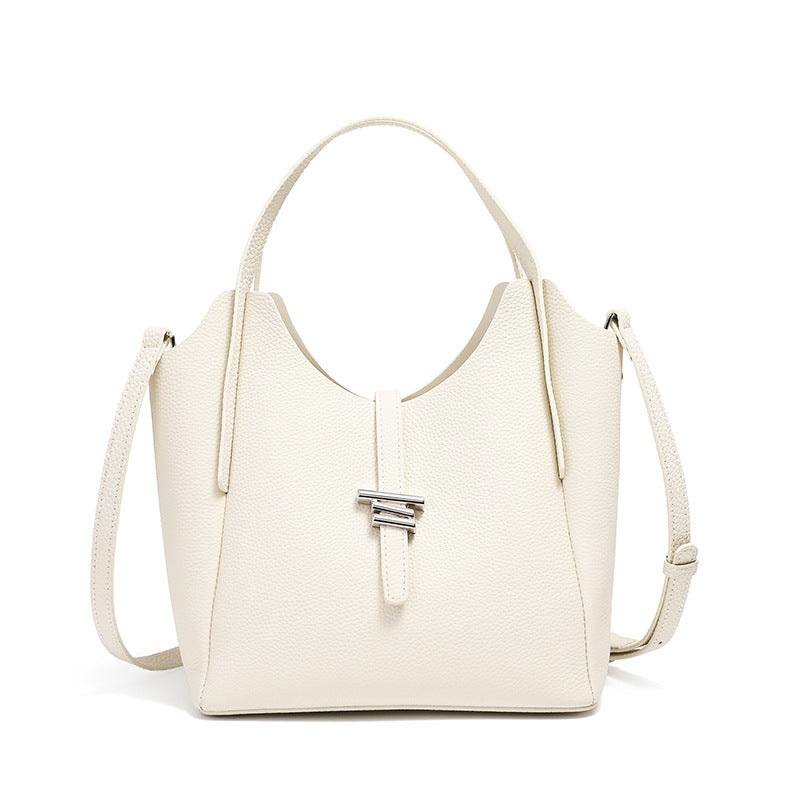 Hayesaura | Daily Commuter Genuine Leather Windchime Basket Bag