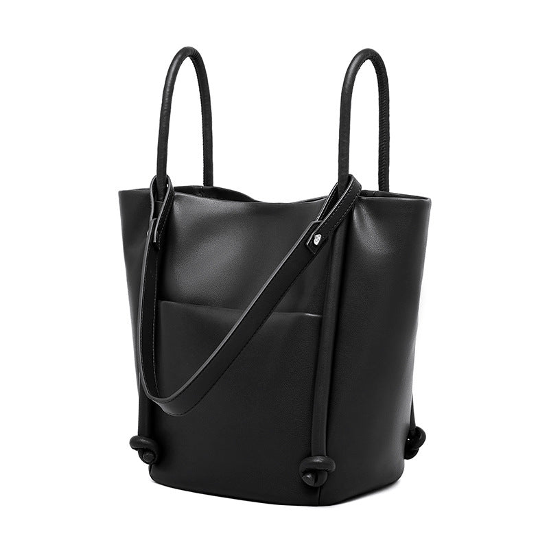 Hayesaura | Minimalist Soft Cowhide Large Capacity Tote Bag