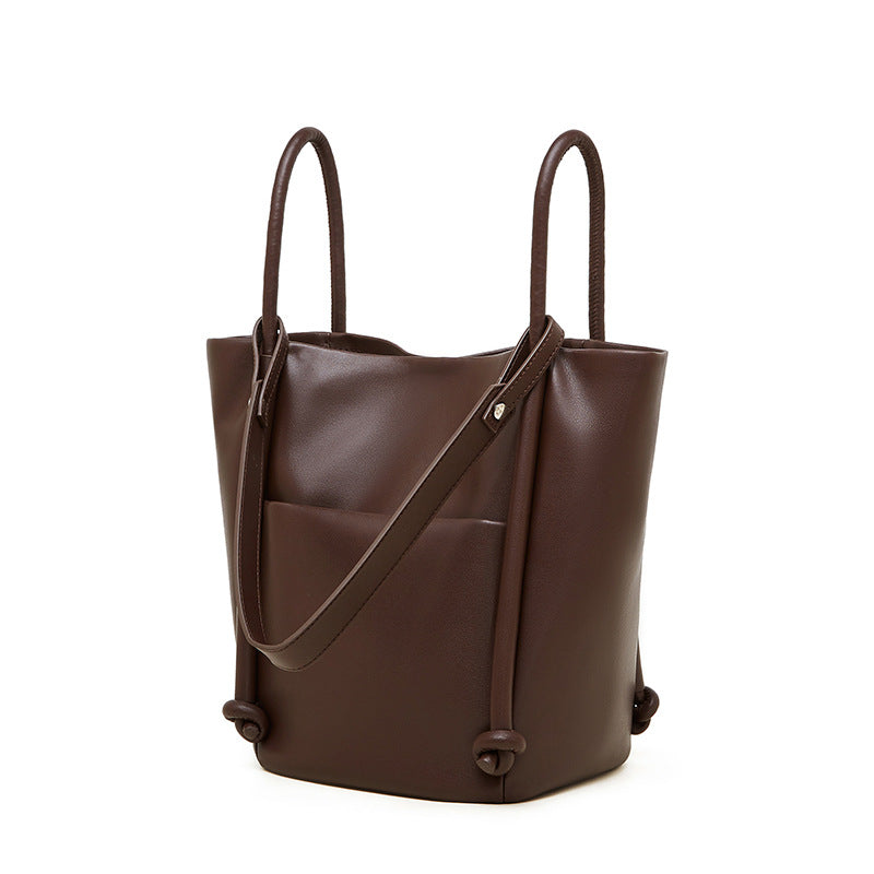 Hayesaura | Minimalist Soft Cowhide Large Capacity Tote Bag