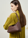 Hayesaura | Geometric Leather Pillow Underarm Commuter Bag