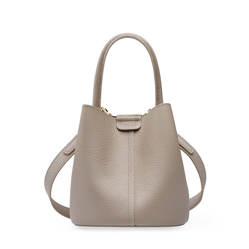 Hayesaura | Premium Summer Full-Grain Leather Commuter Bucket
