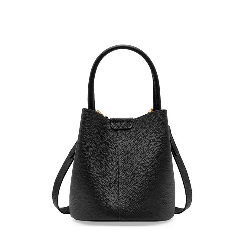 Hayesaura | Premium Summer Full-Grain Leather Commuter Bucket