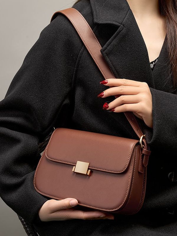 Hayesaura | 2026 Premium Cowhide Tofu Underarm Crossbody Bag