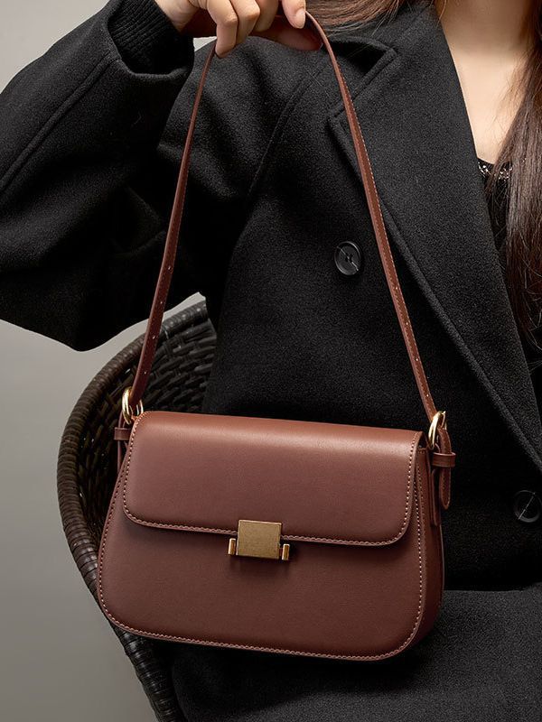 Hayesaura | 2026 Premium Cowhide Tofu Underarm Crossbody Bag