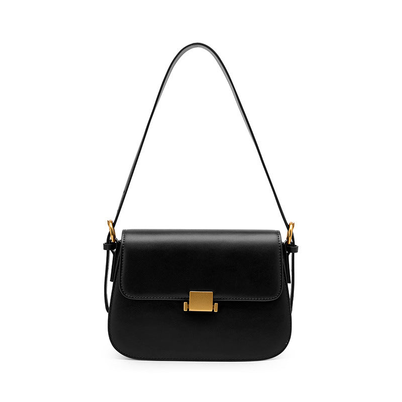 Hayesaura | 2026 Premium Cowhide Tofu Underarm Crossbody Bag