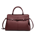 Hayesaura | High-Cold Genuine Leather Large Commuter Platinum Briefcase