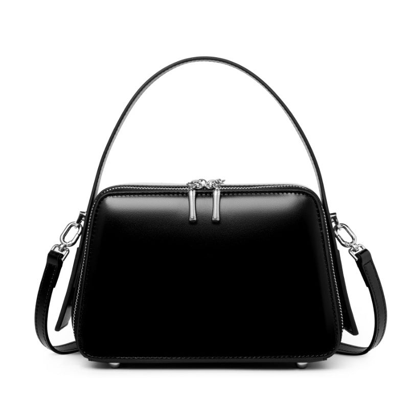 Hayesaura | Niche Eaves Design Genuine Leather Square Crossbody Bag