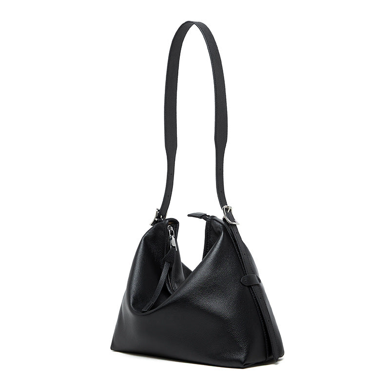 Hayesaura | Genuine Leather Practical Large Tote & Underarm Crossbody