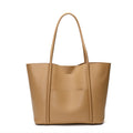 Hayesaura | 2026 Summer Genuine Cowhide Large Commuter Tote Bag