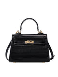 Hayesaura | 2026 Crocodile Pattern Cowhide Kelly Mini Bag