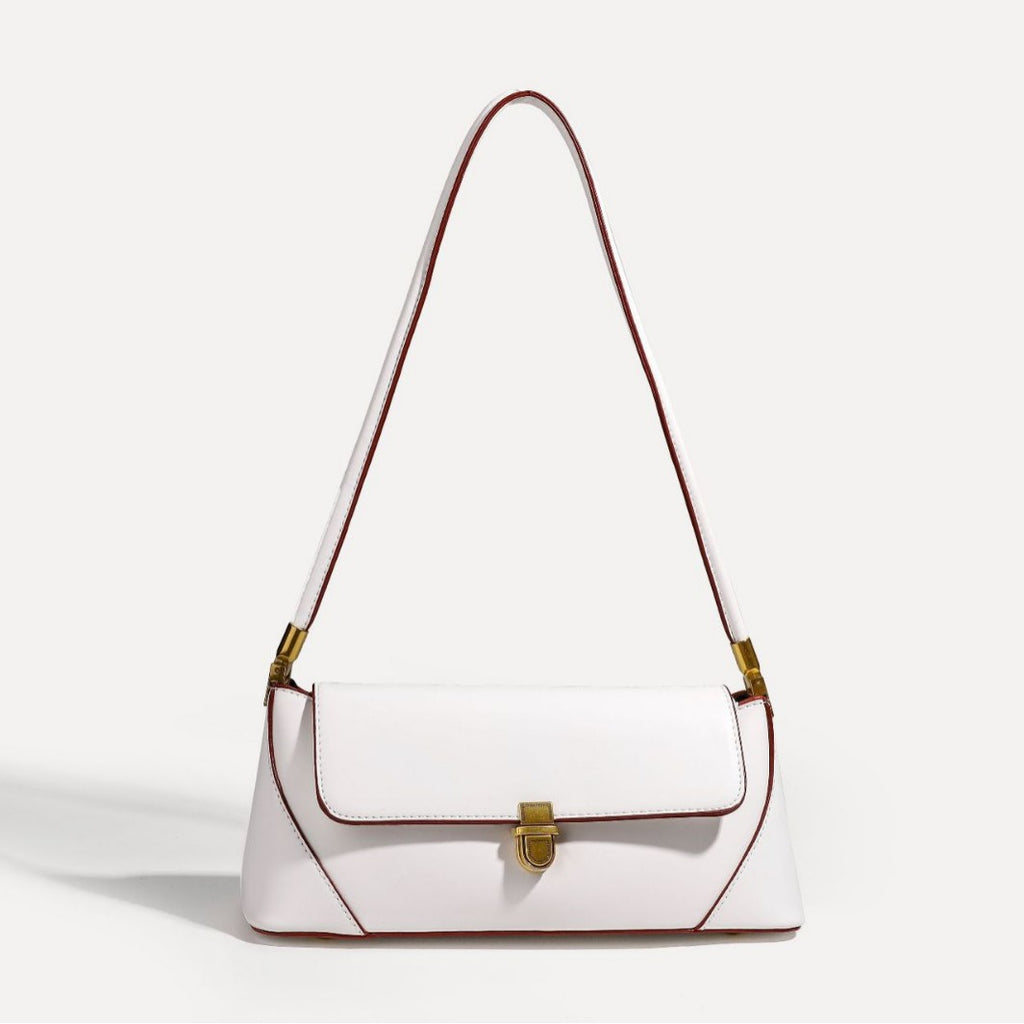 Hayesaura | Niche French Minimalist Leather Baguette Underarm Bag