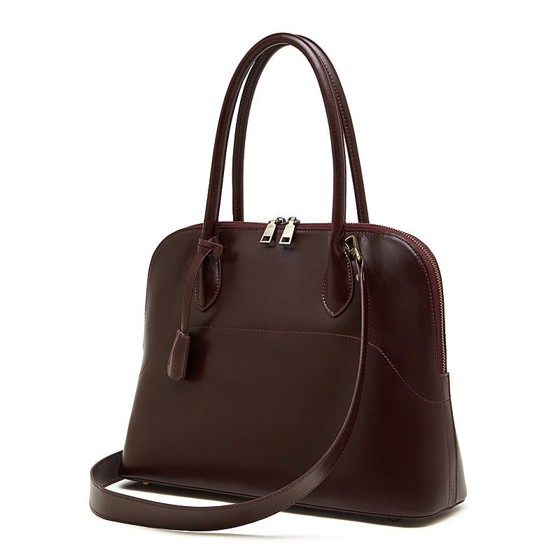 Hayesaura | Handmade Swift Cowhide Bowling Shell Bag