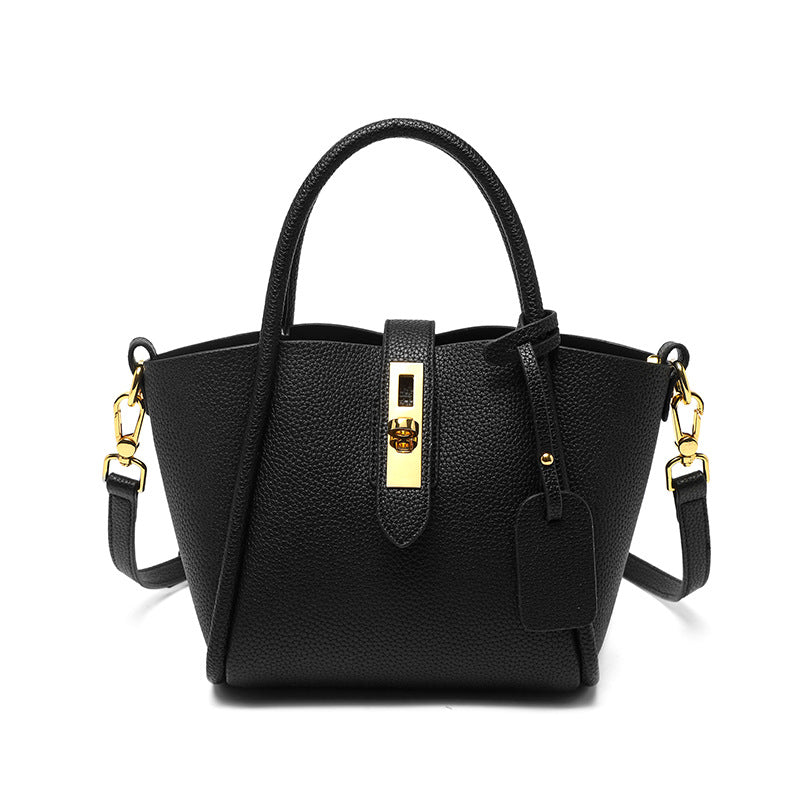 Hayesaura | 2026 Trendy Genuine Leather Basket Bucket Bag