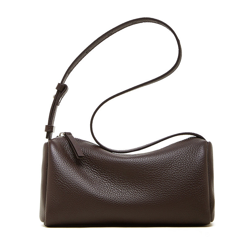 Hayesaura | High-Texture Underarm Cylinder Crossbody Bag