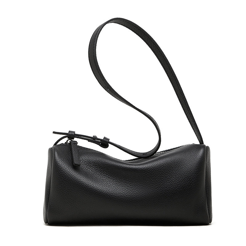 Hayesaura | High-Texture Underarm Cylinder Crossbody Bag