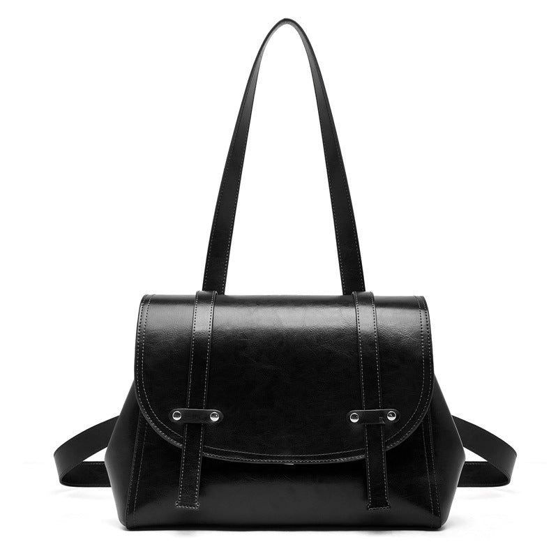 Hayesaura | Niche Oil Wax Cowhide Multiway Backpack