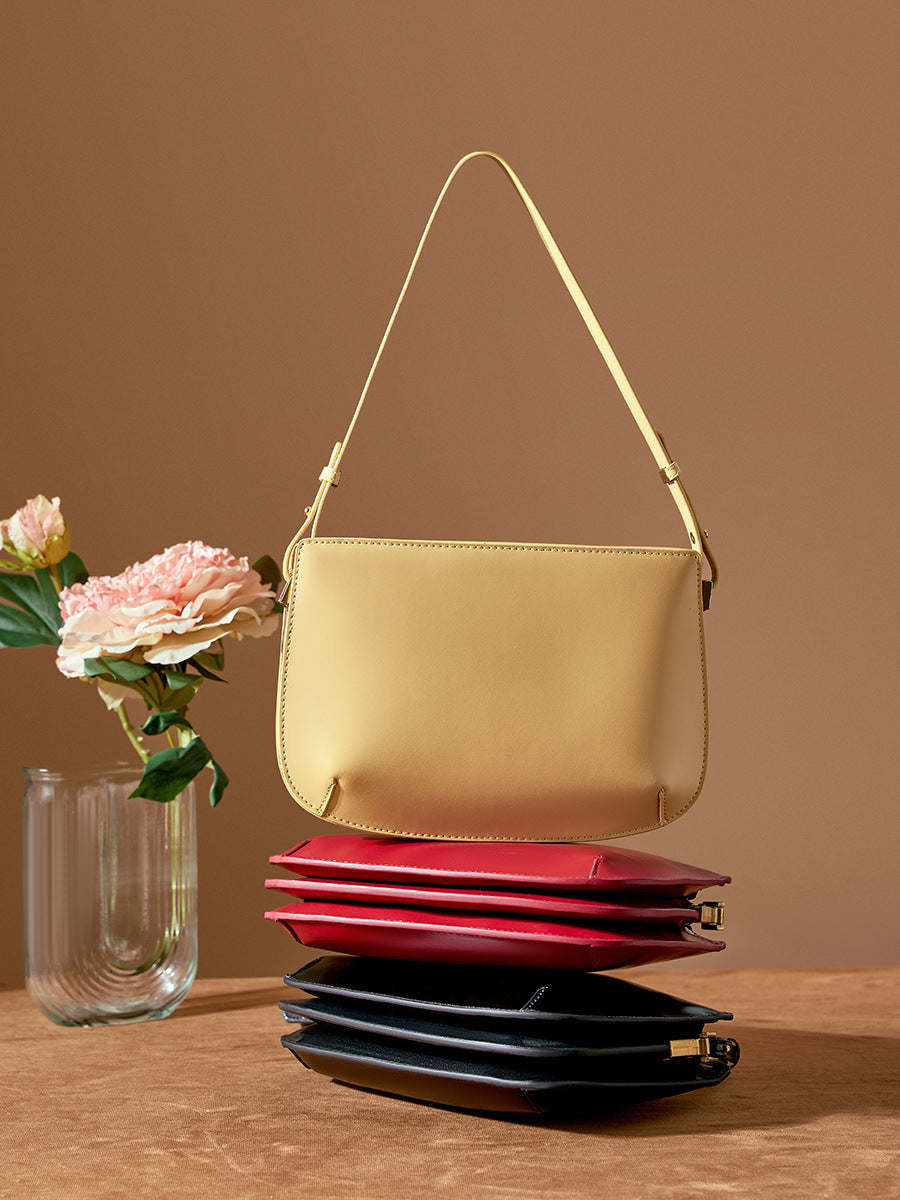 Hayesaura | High-Cold Genuine Leather Underarm Crossbody Bag