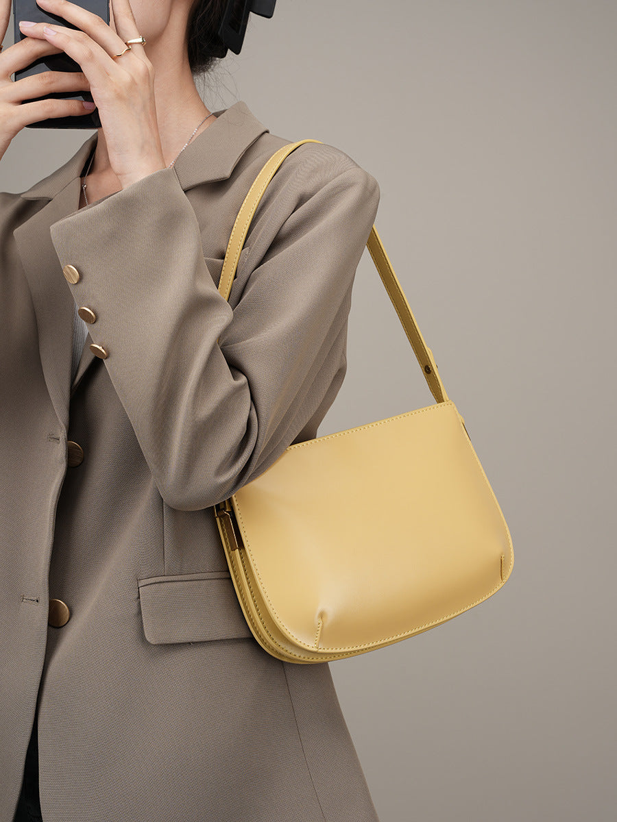 Hayesaura | High-Cold Genuine Leather Underarm Crossbody Bag
