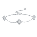 Hayesaura | Avant-Garde 18K Plated Stackable Moissanite Bracelet Set | Cyber Y2K Multi-Band Statement