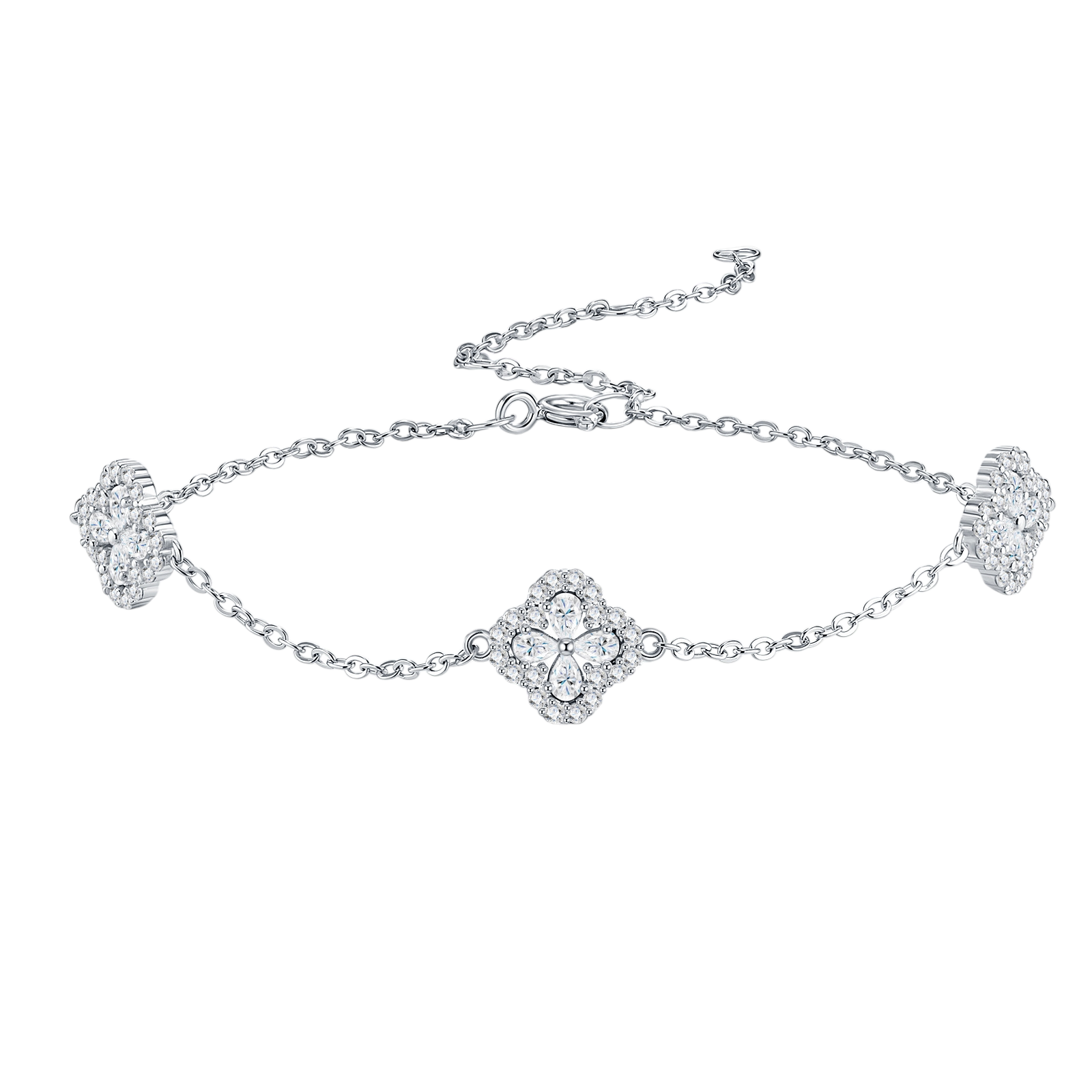 Hayesaura | Avant-Garde 18K Plated Stackable Moissanite Bracelet Set | Cyber Y2K Multi-Band Statement