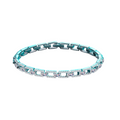 Hayesaura | Grand Gala 18K Plated Luxury Cluster Inlay Bangle | Imposing Western Couture Bracelet