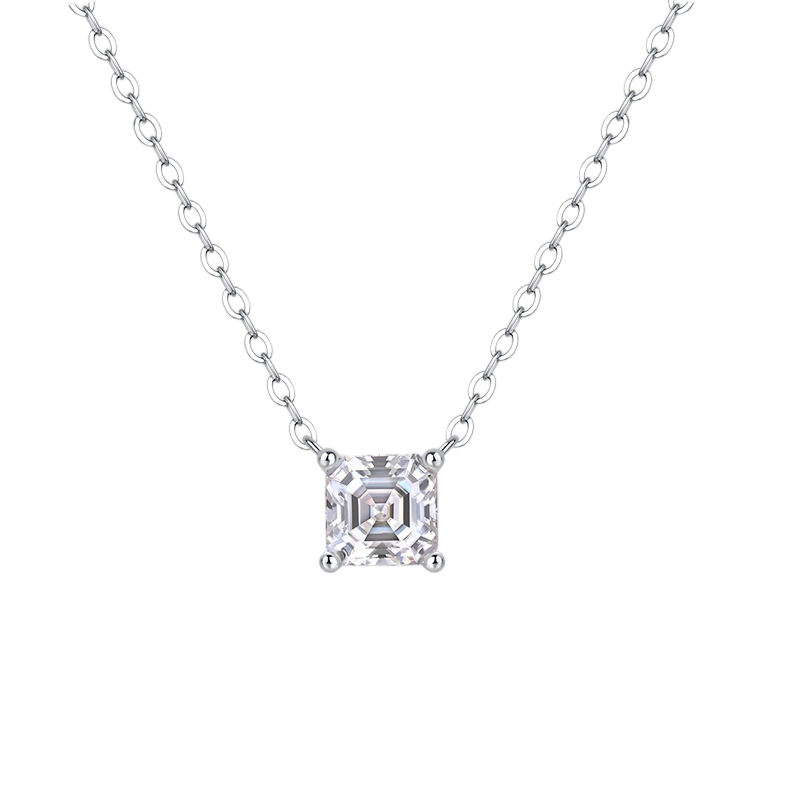 Hayesaura | High-Society 18K Plated Princess Cut Tassel Moissanite | Gala Night Statement Necklace