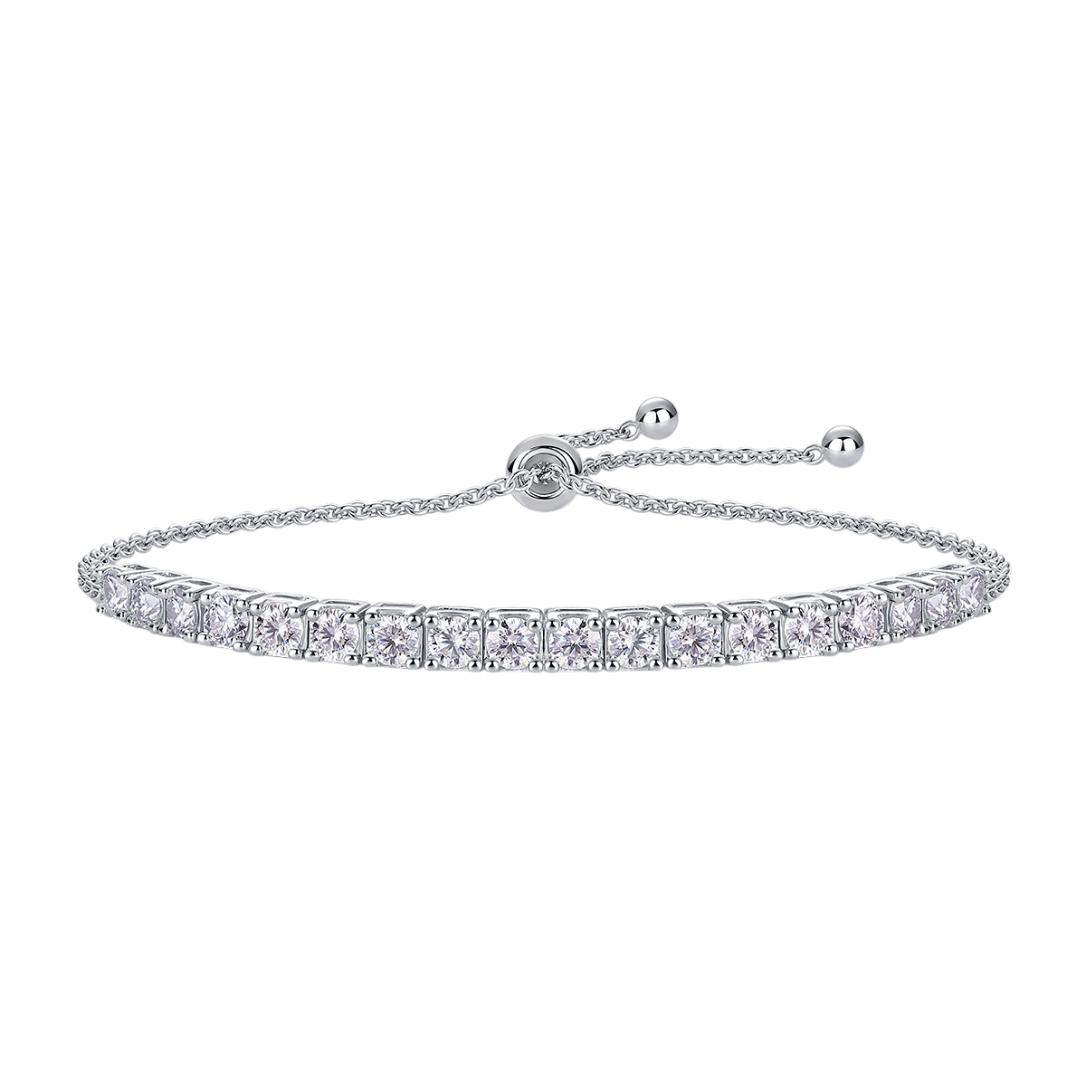 Hayesaura | Modern Romance 18K Plated Adjustable Tennis Bracelet | Premium Moissanite Daily Essential