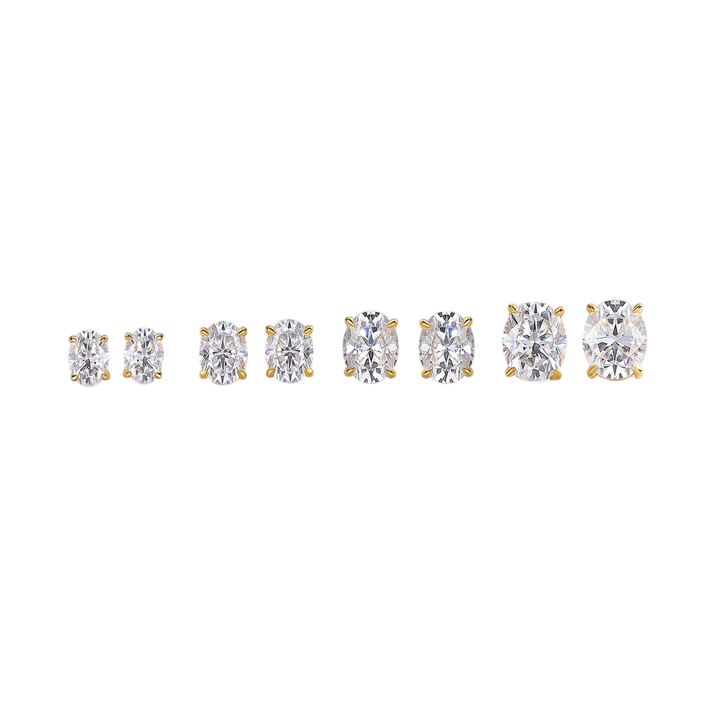 Hayesaura | Vintage Glamour 18K Gold Plated Oval Cut Artistry Drops | Old Money Heritage Statement Earring
