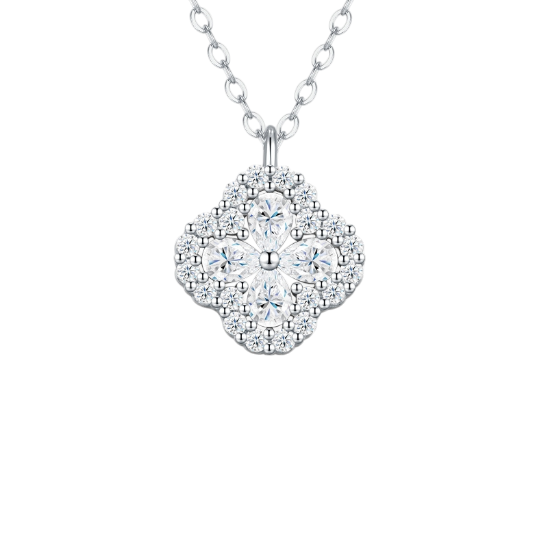 Hayesaura | Coquette Romance 18K Plated Minimalist Clover | Delicate Promise Clavicle Chain