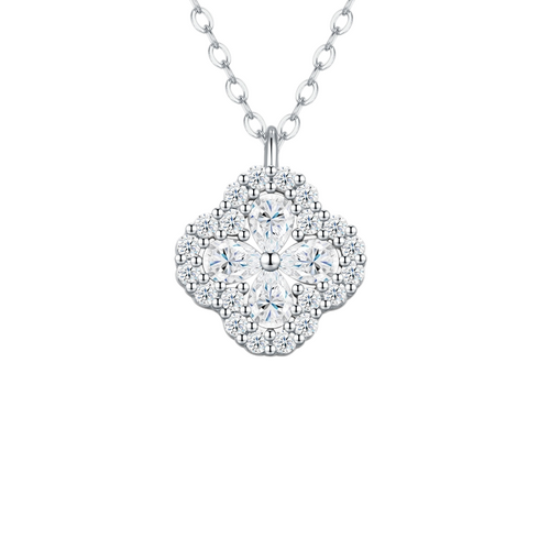 Hayesaura | Coquette Romance 18K Plated Minimalist Clover | Delicate Promise Clavicle Chain