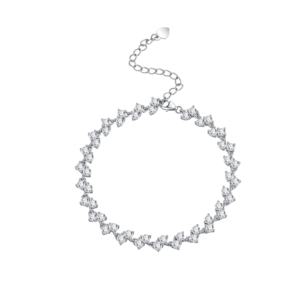 Hayesaura | triangle Brilliant Solitaire 18K Plated Moissanite Chain | Clean Fit Office Daily Commute