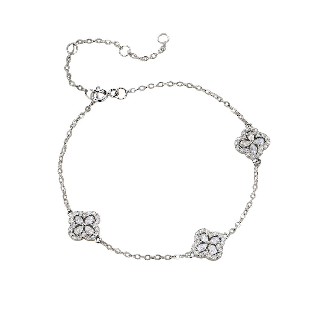 Hayesaura | Avant-Garde 18K Plated Stackable Moissanite Bracelet Set | Cyber Y2K Multi-Band Statement