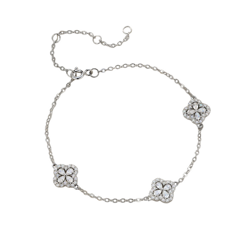 Hayesaura | Avant-Garde 18K Plated Stackable Moissanite Bracelet Set | Cyber Y2K Multi-Band Statement