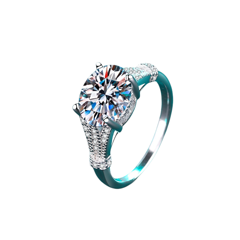 Hayesaura | Old Money 18K Plated Pigeon Egg Moissanite Statement Ring | Quiet Luxury Gala Cocktail Ring
