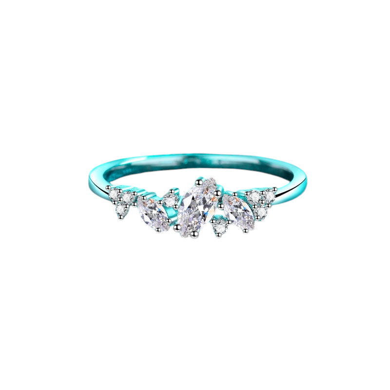 Hayesaura | Marquise Cut Marquess Statement Moissanite Ring