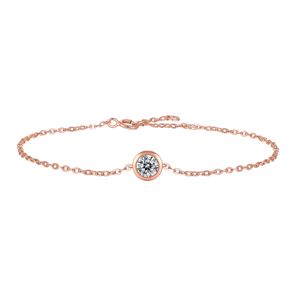Hayesaura | Liquid Metal 18K Plated Fluid Bubble Moissanite Bracelet | Acubi Daily Minimalist