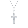 Hayesaura | Acubi Style 18K Plated Niche Cross Moissanite | Rebellious Street Couture Chain