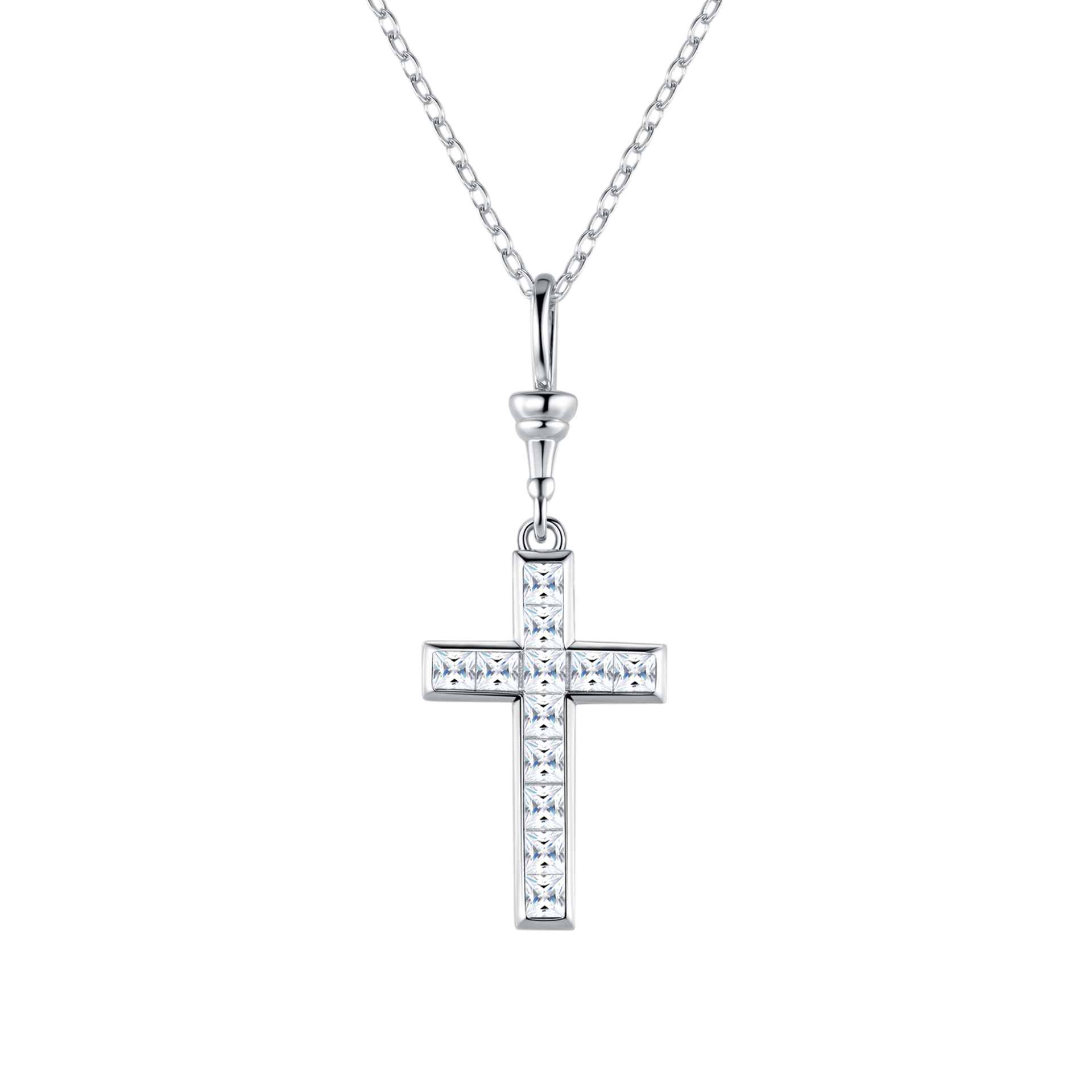 Hayesaura | Acubi Style 18K Plated Niche Cross Moissanite | Rebellious Street Couture Chain