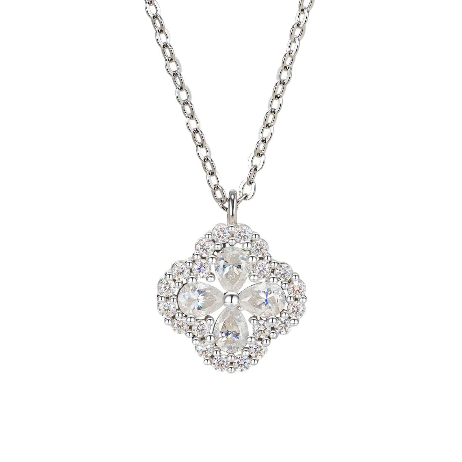 Hayesaura | Coquette Romance 18K Plated Minimalist Clover | Delicate Promise Clavicle Chain