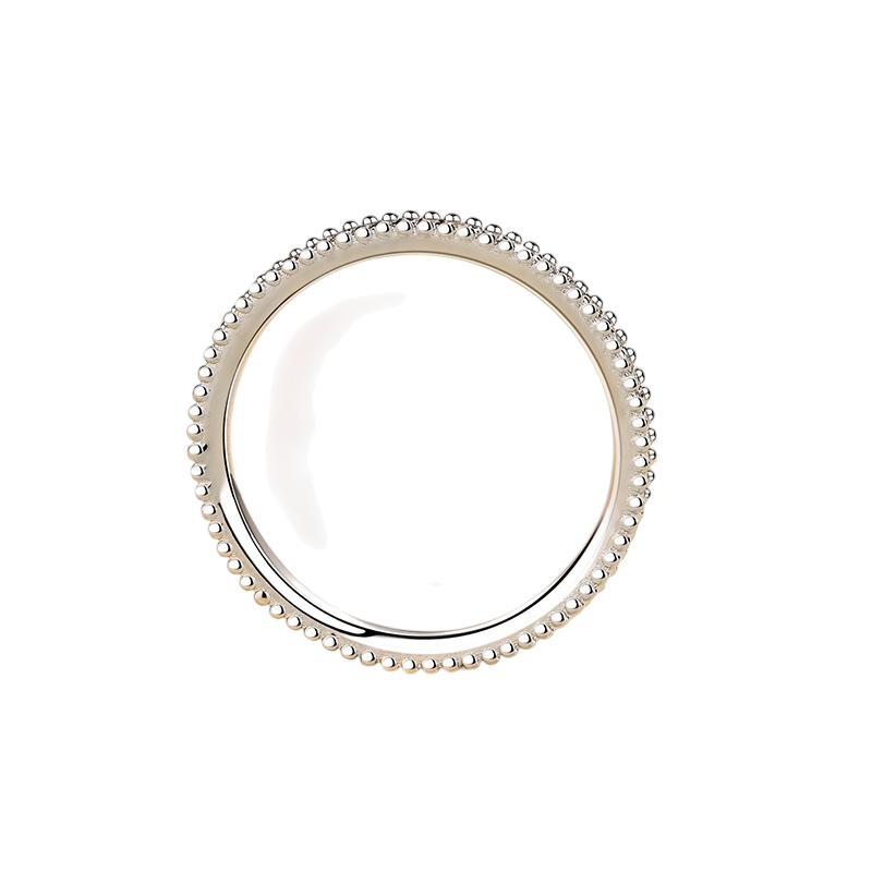 Hayesaura | Vintage Grunge Millennium Reincarnation Moissanite Band | Cyber Y2K Full Eternity Ring